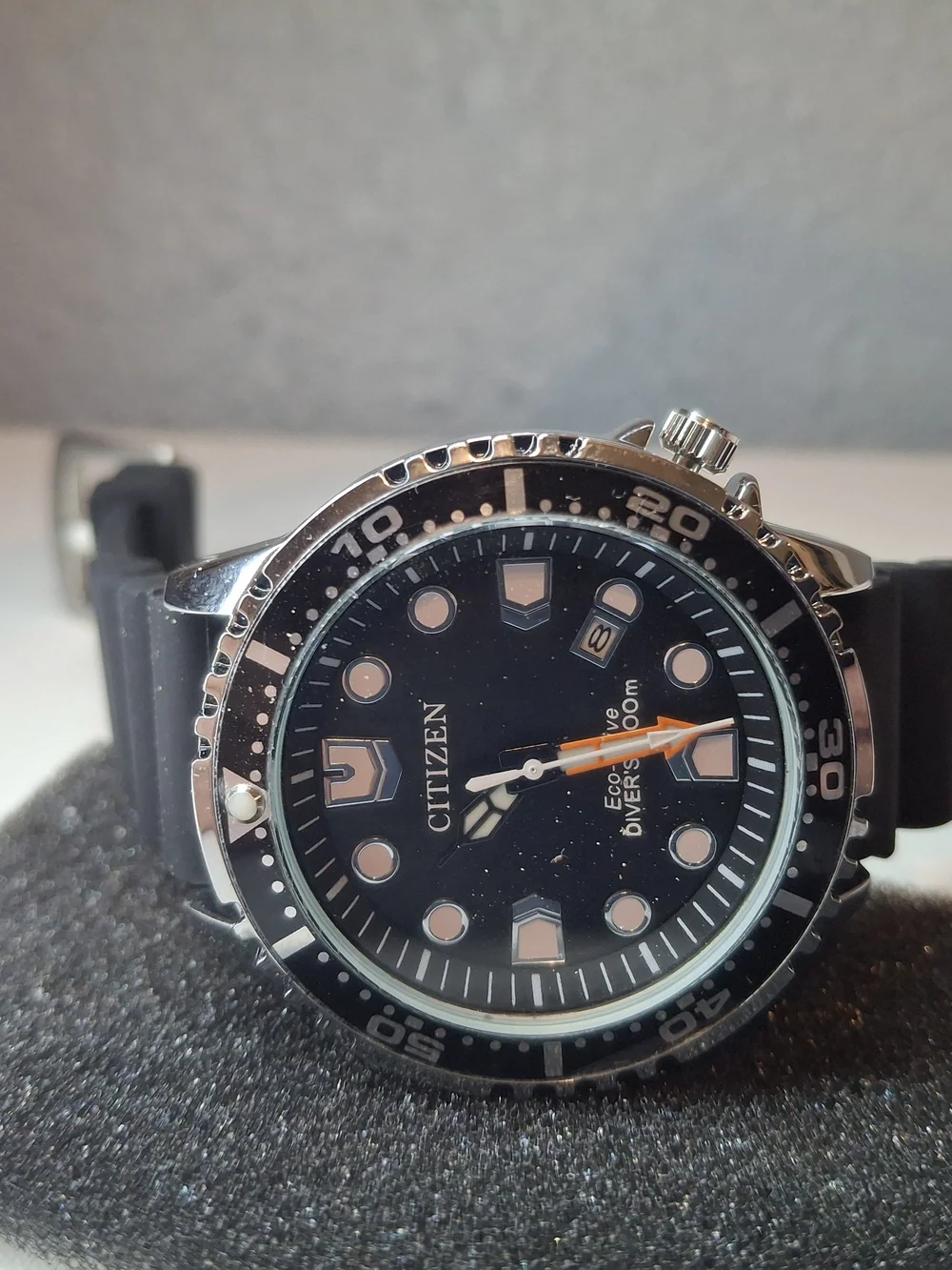Citizen Men’s Black Diver Swim Watch